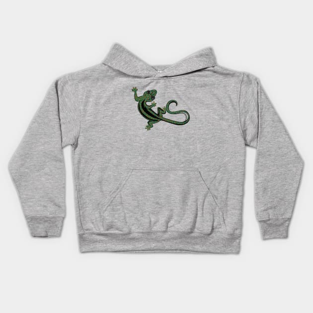 cute salamander Kids Hoodie by Mimie20